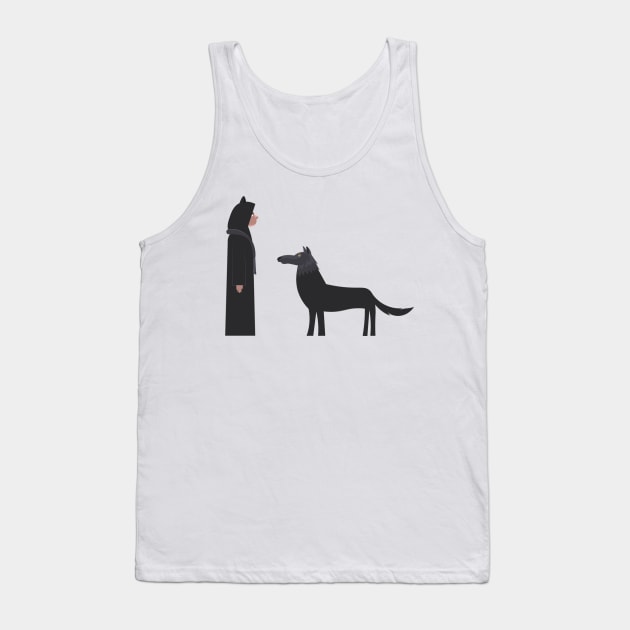 Red Revolting Wolf Rhymes Tank Top by ijoshthereforeiam